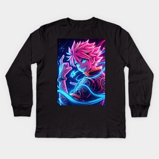 Natsu dragneel Kids Long Sleeve T-Shirt